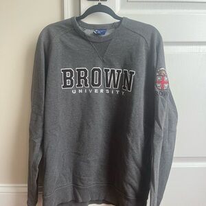 Champion Gray Crewneck Sweater with University Text